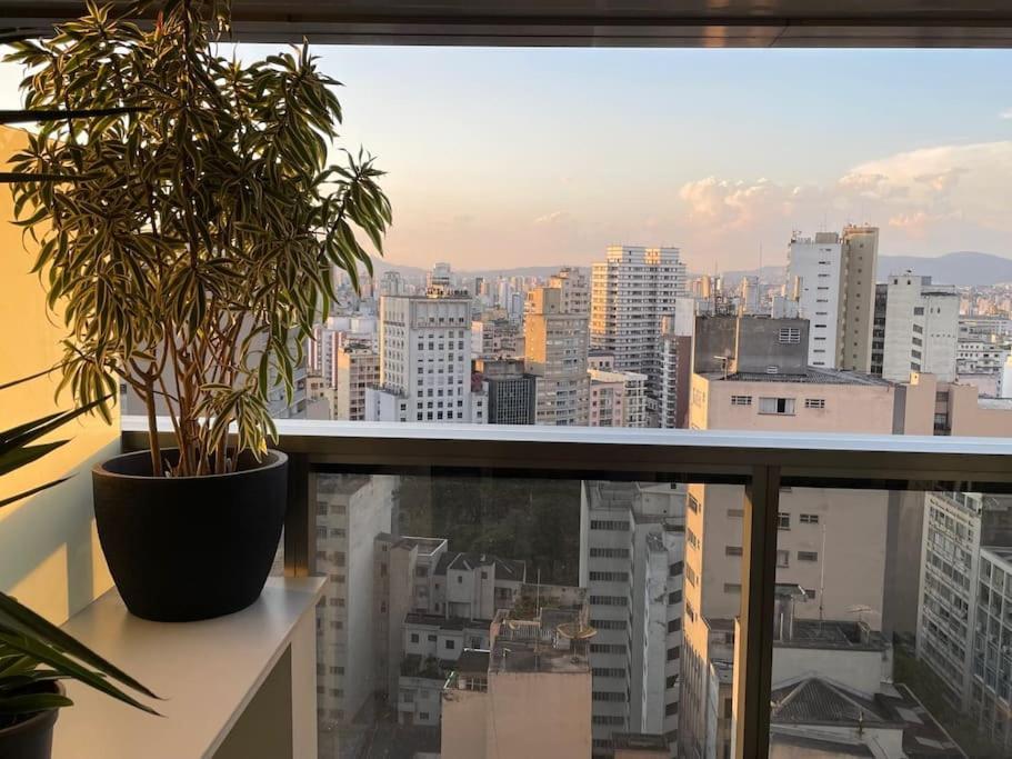 Studio Com Vista Incrivel 22º Andar Apartman São Paulo Kültér fotó