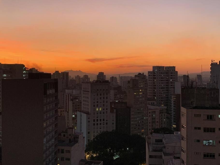 Studio Com Vista Incrivel 22º Andar Apartman São Paulo Kültér fotó