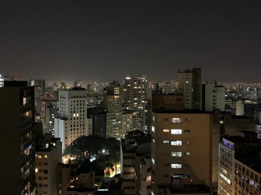 Studio Com Vista Incrivel 22º Andar Apartman São Paulo Kültér fotó