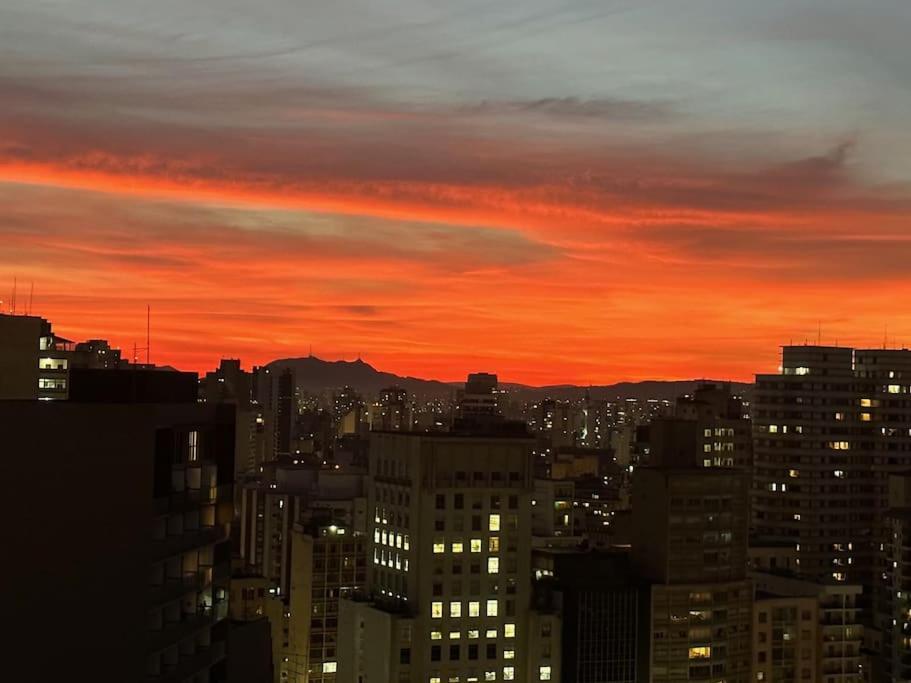 Studio Com Vista Incrivel 22º Andar Apartman São Paulo Kültér fotó